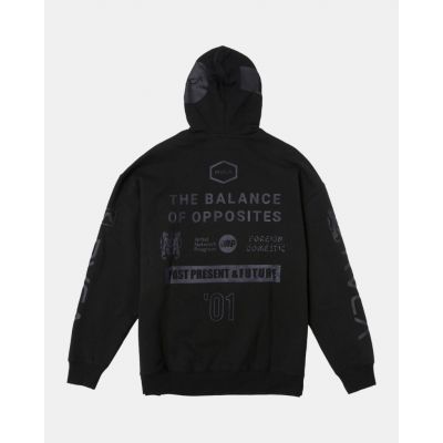 RVCA All Brand Sport Hoodie Preto-Preto