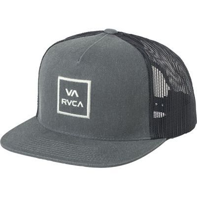 RVCA All The Way Printed Trucker Hat Snapback Hellblau