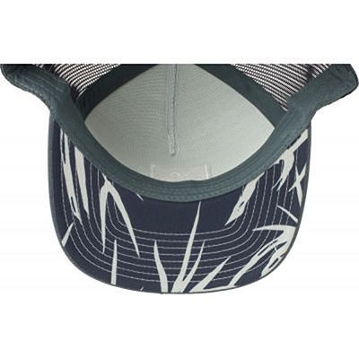 RVCA All The Way Printed Trucker Hat Snapback Light Blue