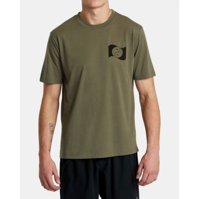 RVCA Balance Banner T-shirt Verde