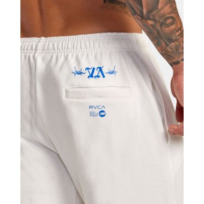 RVCA X Everlast Benj Joggers Offo Blanco
