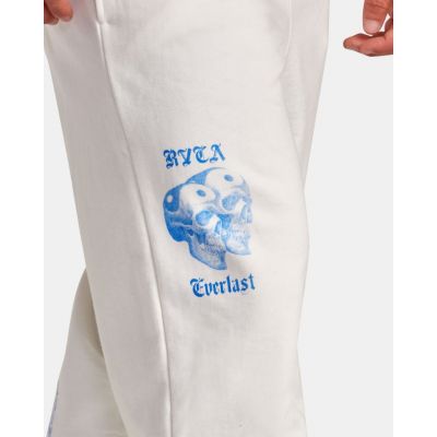 RVCA X Everlast Benj Joggers Offo Blanco