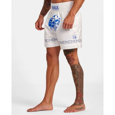 RVCA X Everlast Benjamin Jeanjean Boxing Shorts Blanco