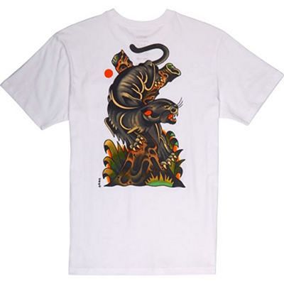 RVCA Bert Panther T-shirts Vit