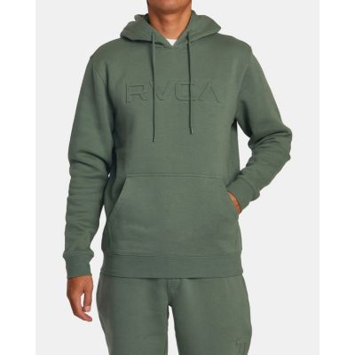 RVCA Big Embossed Hoodie Turchese