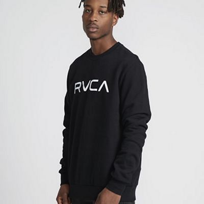 RVCA Sudadera Big RVCA Crew Negro