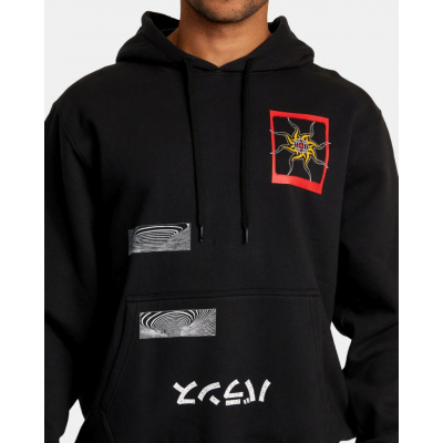 RVCA Black Sun Hoodie Negro