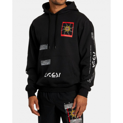 RVCA Black Sun Hoodie Negro