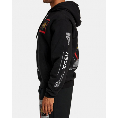 RVCA Black Sun Hoodie Negro