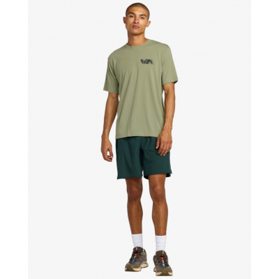 RVCA Blur Fill T-Shirt Verde