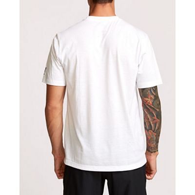 RVCA Brand Over Balance T-shirt Fehèr