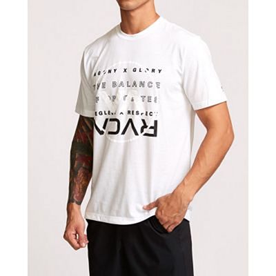 RVCA Brand Over Balance T-shirt Weiß