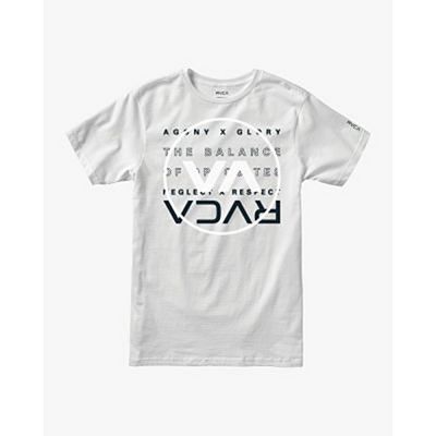 RVCA Brand Over Balance T-shirt Vit