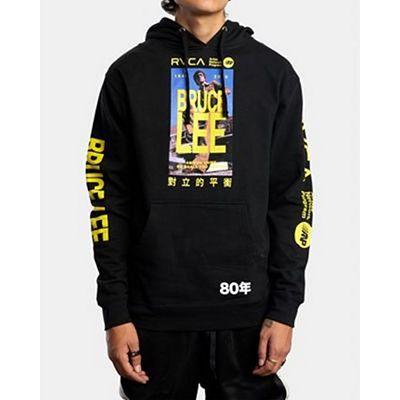 RVCA Bruce Lee As You Think Hoodie Schwarz