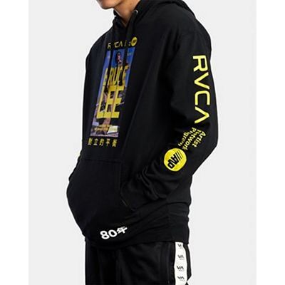 RVCA Bruce Lee As You Think Hoodie Schwarz