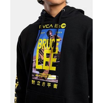 RVCA Bruce Lee As You Think Hoodie Schwarz