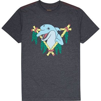 RVCA Dolphin Club Tee Gris