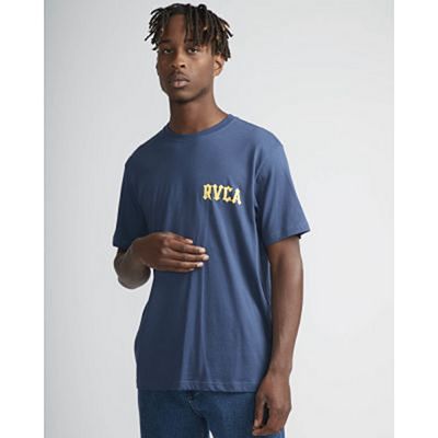 RVCA Floral Snake T-shirt Kék-Sárga