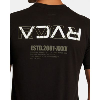 RVCA Layer Flip T-Shirt Noir