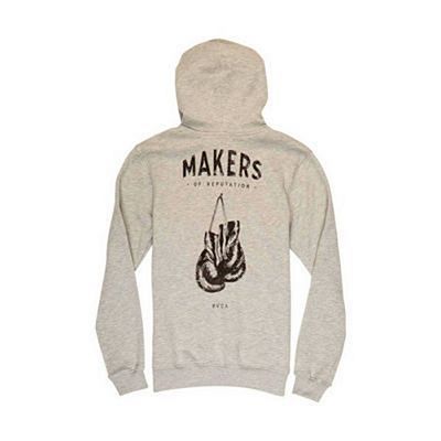 RVCA Makers Of Reputation Zip Hoodie Szürke