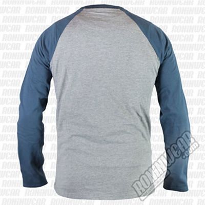 RVCA Outfield Raglan Gris-Azul