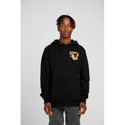 RVCA Panther And Roses Hoodie Nero