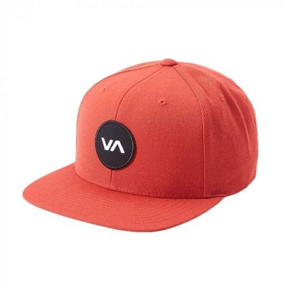RVCA Patch Snapback Red