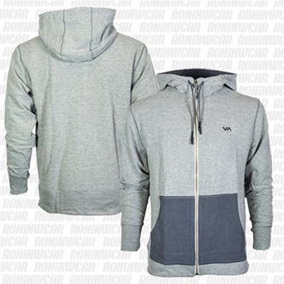 RVCA Patrol Zip Hoodie Grigio