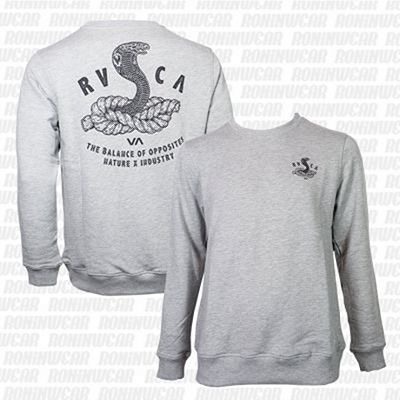 RVCA Rope Snake Crew Athletic Heather