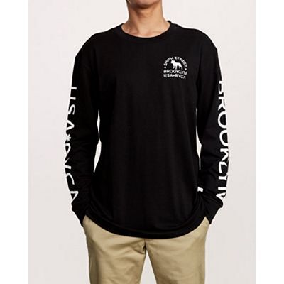 RVCA Smith Street LS T-Shirt Negro