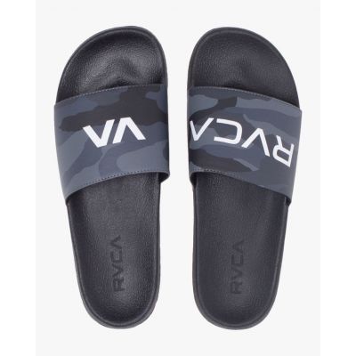 RVCA SP Slide Sandals Cinza-Camo