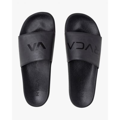 RVCA Sport Slides Black-Black