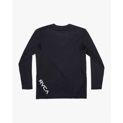 RVCA Sport Vent L/S Black-White