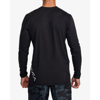 RVCA Sport Vent L/S Black-White