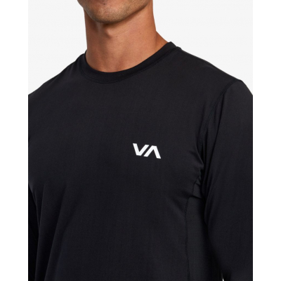 RVCA Sport Vent L/S Black-White