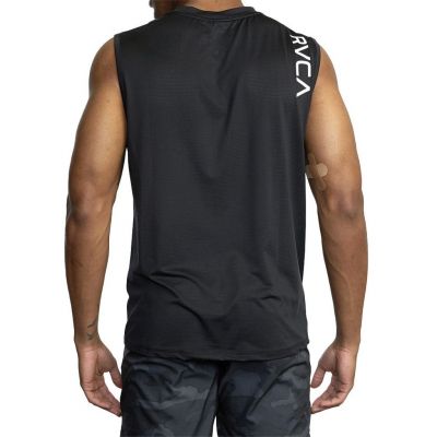 RVCA Sport Vent Muscle Tank Top Schwarz