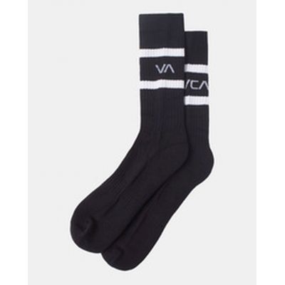 RVCA Stripped Socks Negro