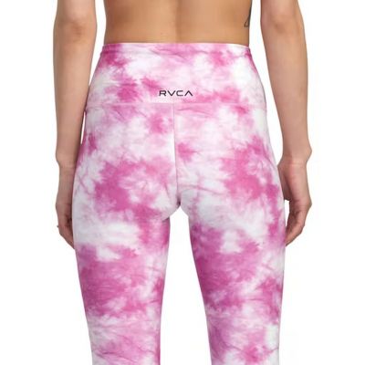 RVCA Thug Rose Essential Legging Womens Active Rosa