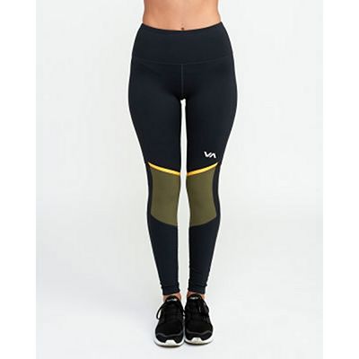RVCA VA Levels Legging Nero-Verde