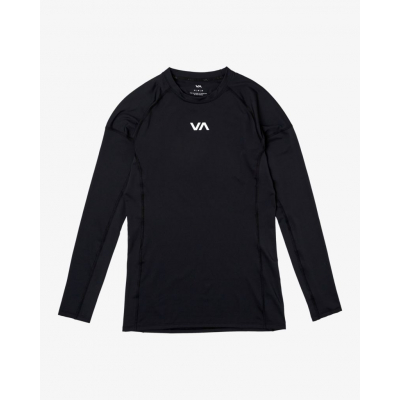 RVCA VA Sport  Compression LS Noir-Blanc