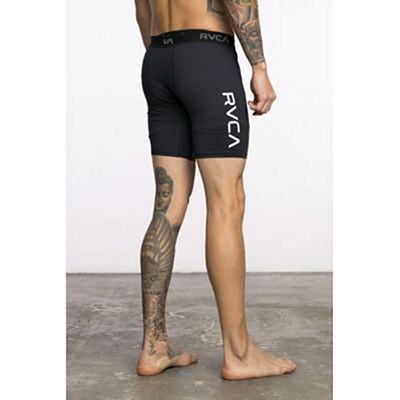 RVCA VA Sport Compression Short Fekete