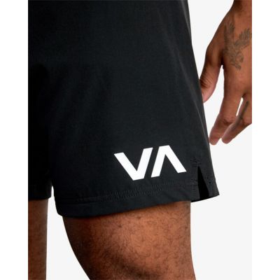 RVCA VA Sport Fight Scrapper 17 Negro-Blanco