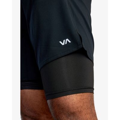 RVCA VA Sport Yogger 17 Short Svart