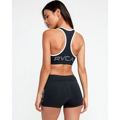 RVCA VA Takedown Sports Bra Negro-Blanco