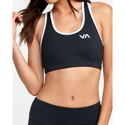 RVCA VA Takedown Sports Bra Negro-Blanco