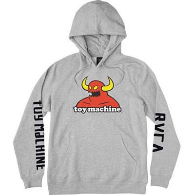 RVCA X Toy Machine Hoodie Grå