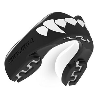 SafeJawz Extro Series Self-Fit Fangz Kids Mouthguard Schwarz