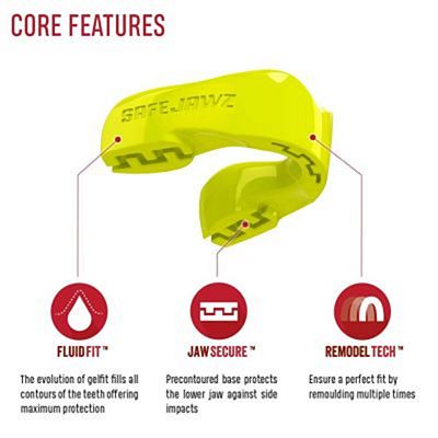 SafeJawz Intro Series Mouthguard Yellow