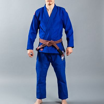 Scramble Athlete Kimono V4 375 Blå