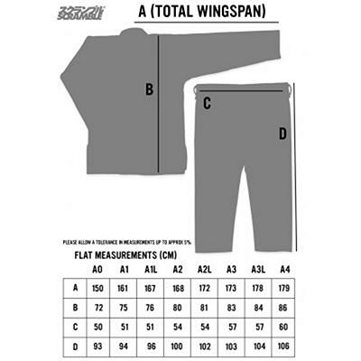 Scramble Athlete Kimono V4 550+ Kék